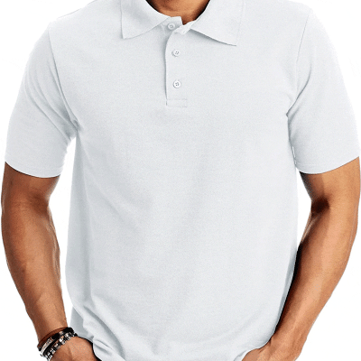 camiseta polo blanca