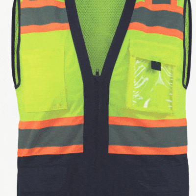 chaleco reflectivo doble cinta